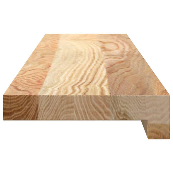 Ikkunalaudat 2 kpl käsittelemättömät 80x15x2 cm massiivipuu tammi