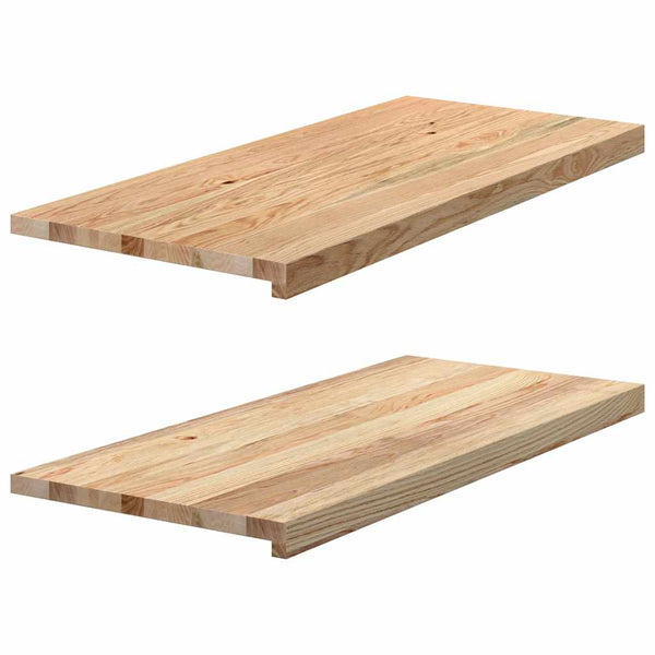 ikkunalaudat 2 kpl Käsittelemätön 90x40x2 cm massiivipuutammea