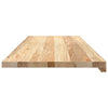 ikkunalaudat 2 kpl Käsittelemätön 110x40x2 cm massiivipuutammea