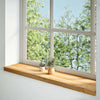 ikkunalaudat 2 kpl vaaleanruskea 110x25x2 cm massiivipuutammea