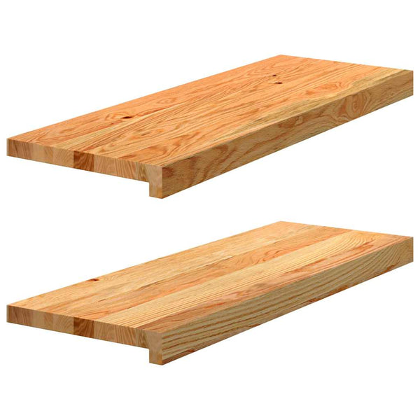 ikkunalaudat 2 kpl vaaleanruskea 70x30x2 cm massiivipuutammea