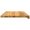ikkunalaudat 2 kpl vaaleanruskea 70x40x2 cm massiivipuutammea