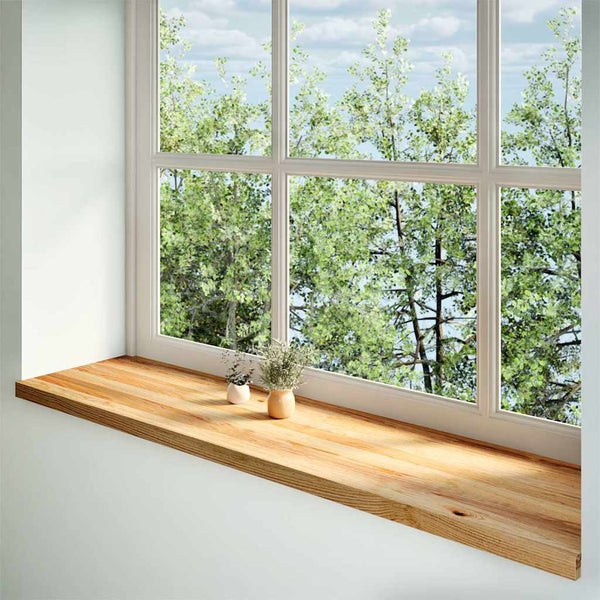 ikkunalaudat 2 kpl vaaleanruskea 160x40x2 cm massiivipuutammea