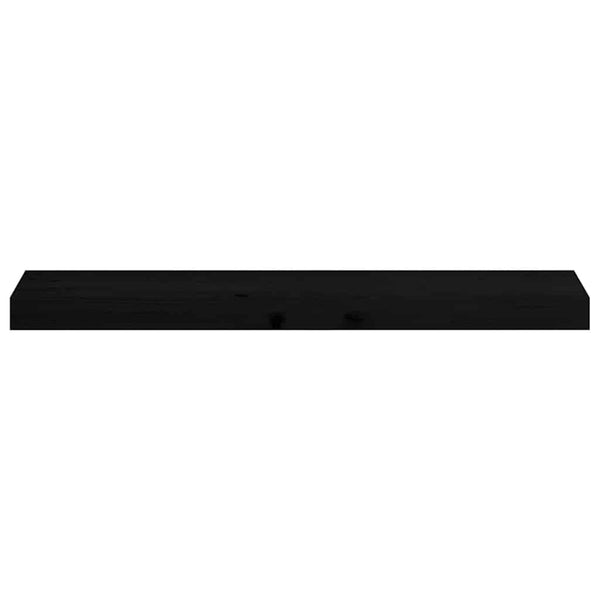 ikkunalaudat 2 kpl ruskeanmusta 70x15x2 cm massiivipuutammea