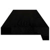 ikkunalaudat 2 kpl ruskeanmusta 80x15x2 cm massiivipuutammea