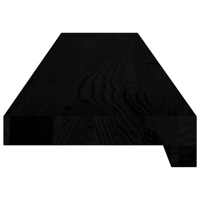 ikkunalaudat 2 kpl tummanruskea 100x15x2 cm massiivipuutammea