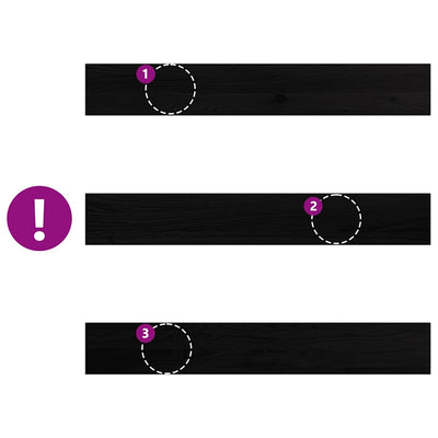 ikkunalaudat 2 kpl tummanruskea 100x15x2 cm massiivipuutammea