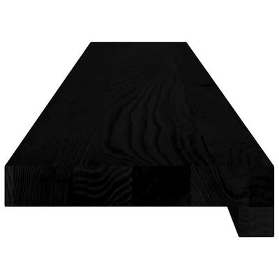 ikkunalaudat 2 kpl tummanruskea 110x15x2 cm massiivipuutammea