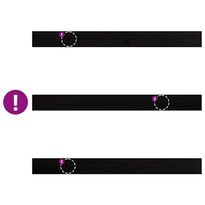 ikkunalaudat 2 kpl tummanruskea 160x15x2 cm massiivipuutammea