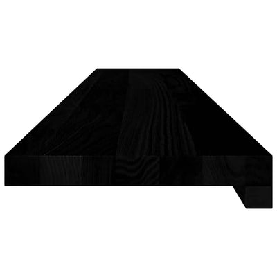 ikkunalaudat 2 kpl tummanruskea 110x20x2 cm massiivipuutammea