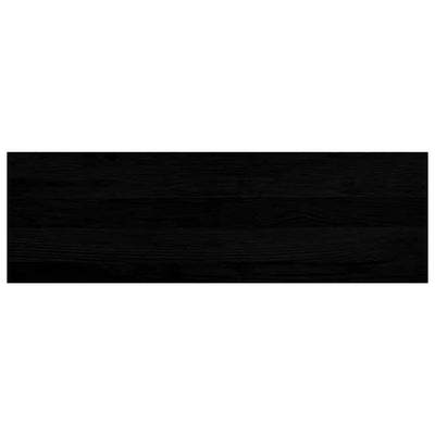 ikkunalaudat 2 kpl tummanruskea 80x25x2 cm massiivipuutammea