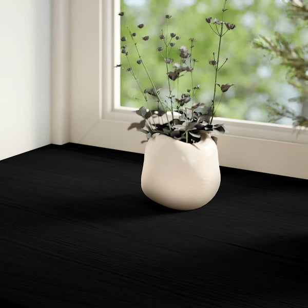 ikkunalaudat 2 kpl ruskeanmusta 90x30x2 cm massiivipuutammea