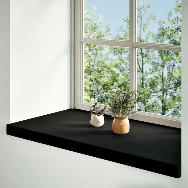 ikkunalaudat 2 kpl tummanruskea 70x40x2 cm massiivipuutammea