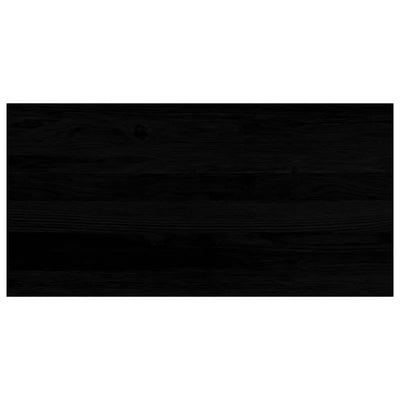 ikkunalaudat 2 kpl tummanruskea 80x40x2 cm massiivipuutammea