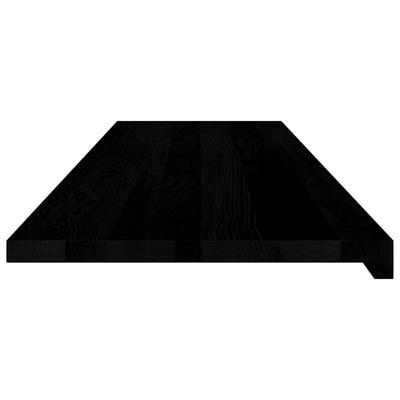 ikkunalaudat 2 kpl tummanruskea 140x40x2 cm massiivipuutammea