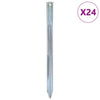 Telttatapit 24 kpl 30 cm Ø20 mm galvanoitu teräs
