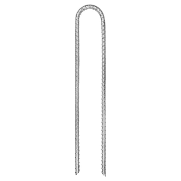 Telttatapit 12 kpl U-muotoiset 30 cm Ø8,5 mm galvanoitu teräs