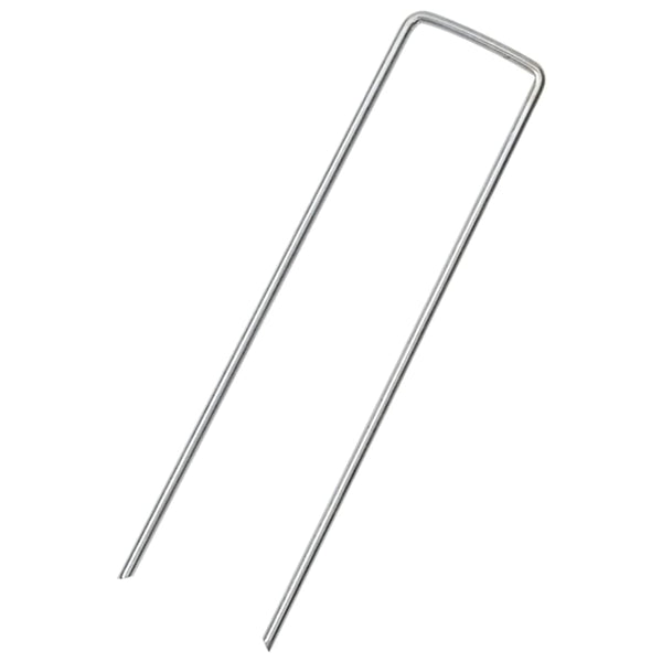 Maatapit U-muotoinen 25 pcs 15x3,5 cm galvanoitu teräs