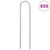 Maatapit U-muotoinen 50 pcs 15x3,5 cm galvanoitu teräs