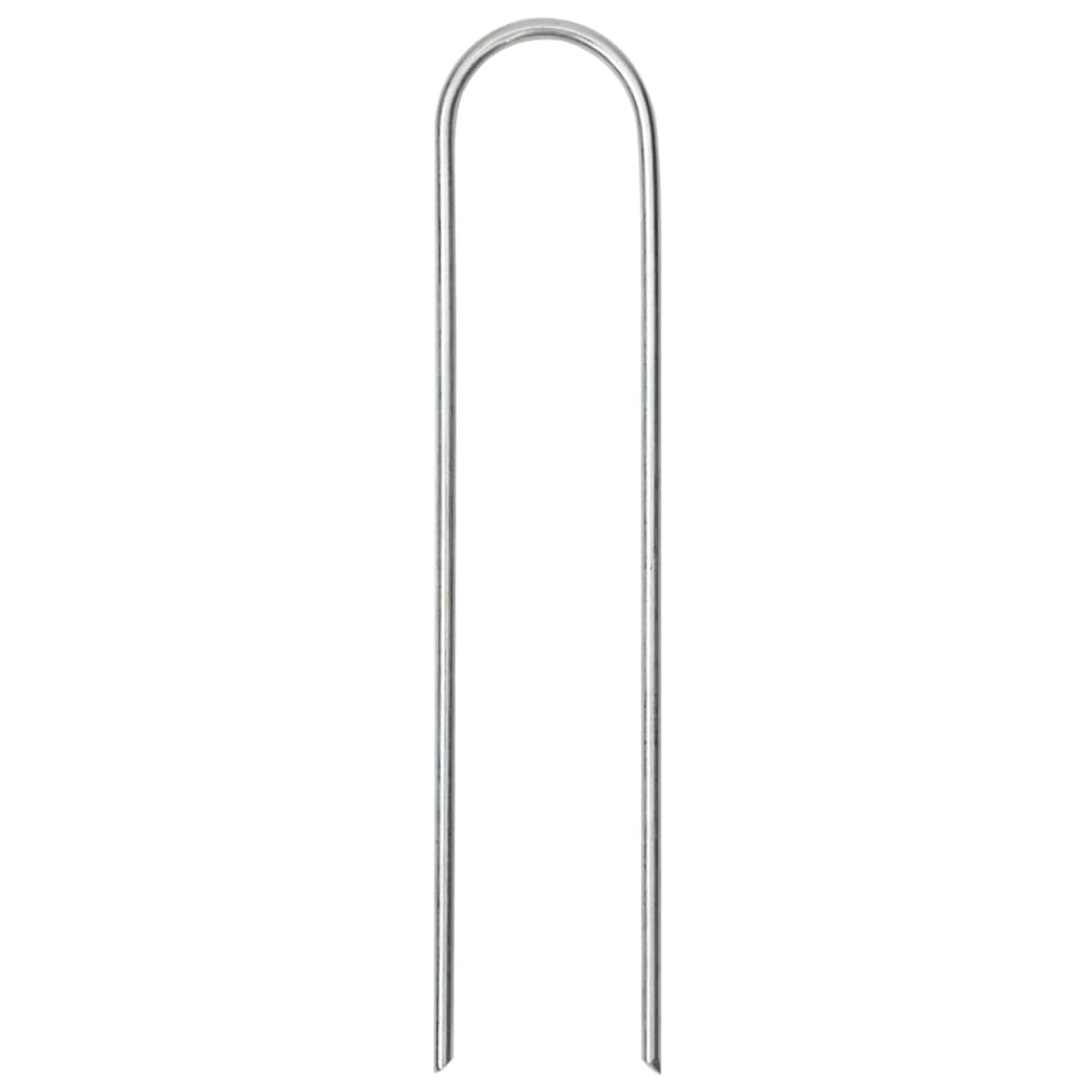 Maatapit U-muotoinen 50 pcs 15x3,5 cm galvanoitu teräs