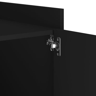 Musta yöpöytä Falon 45x50x50cm (puinen)