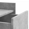 Betoninharmaa yöpöytä Latitia 45x50x65cm (puinen)