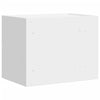 Valkoinen seinäkiinnitettävä yöpöytä Lombada 45x30x35cm