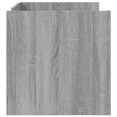Sohvapöytä harmaa Sonoma 100x50x50 cm tekninen puu
