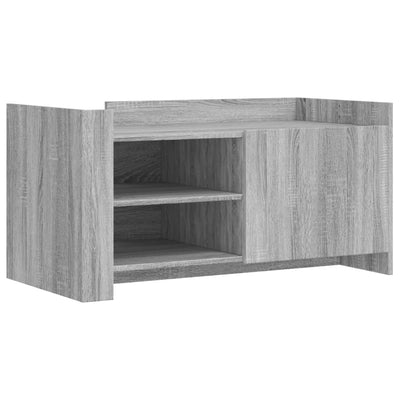 Sohvapöytä harmaa Sonoma 100x50x50 cm tekninen puu