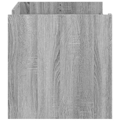 Sohvapöytä harmaa Sonoma 100x50x50 cm tekninen puu