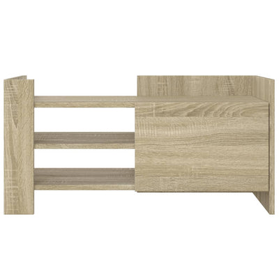 TV-taso Sonoma-tammi 80x35x40 cm tekninen puu