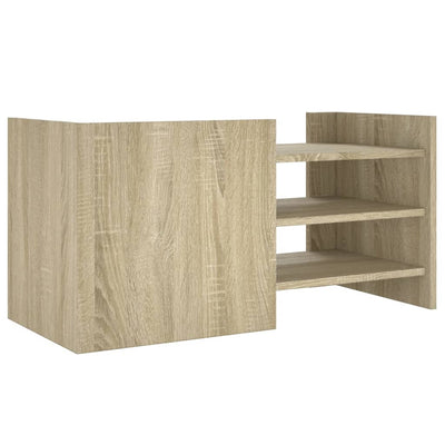 TV-taso Sonoma-tammi 80x35x40 cm tekninen puu