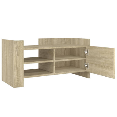 TV-taso Sonoma-tammi 80x35x40 cm tekninen puu