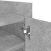 TV-taso betoninharmaa 80x35x40 cm tekninen puu