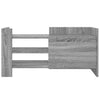 TV-taso harmaa Sonoma 80x35x40 cm tekninen puu