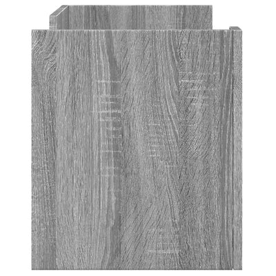 TV-taso harmaa Sonoma 80x35x40 cm tekninen puu