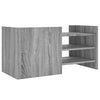 TV-taso harmaa Sonoma 80x35x40 cm tekninen puu