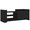 TV-taso musta 100x35x40 cm tekninen puu
