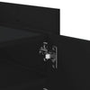 TV-taso musta 100x35x40 cm tekninen puu