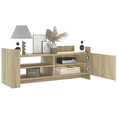 TV-taso Sonoma-tammi 100x35x40 cm tekninen puu