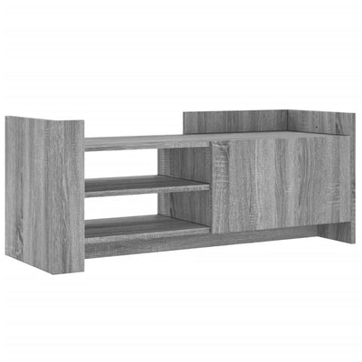 TV-taso harmaa Sonoma 100x35x40 cm tekninen puu