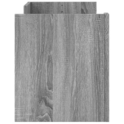 TV-taso harmaa Sonoma 100x35x40 cm tekninen puu