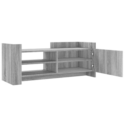 TV-taso harmaa Sonoma 100x35x40 cm tekninen puu
