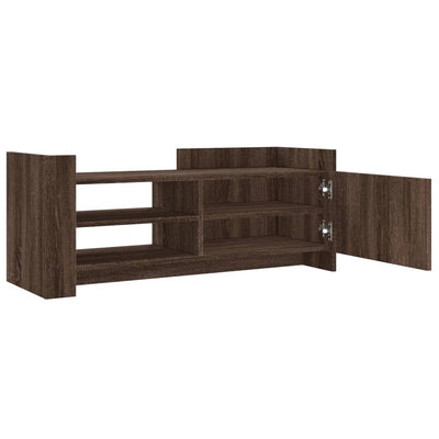 TV-taso ruskea tammi 100x35x40 cm tekninen puu