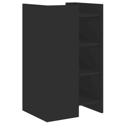 Senkki musta 45x35x75 cm tekninen puu