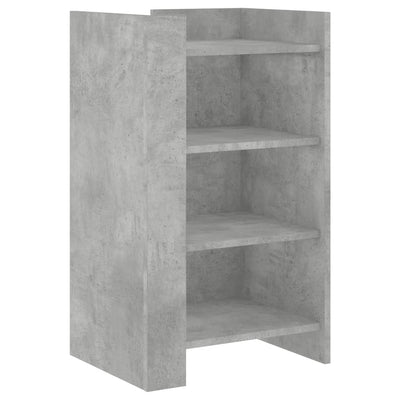 Senkki betoninharmaa 45x35x75 cm tekninen puu