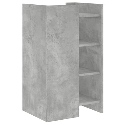 Senkki betoninharmaa 45x35x75 cm tekninen puu