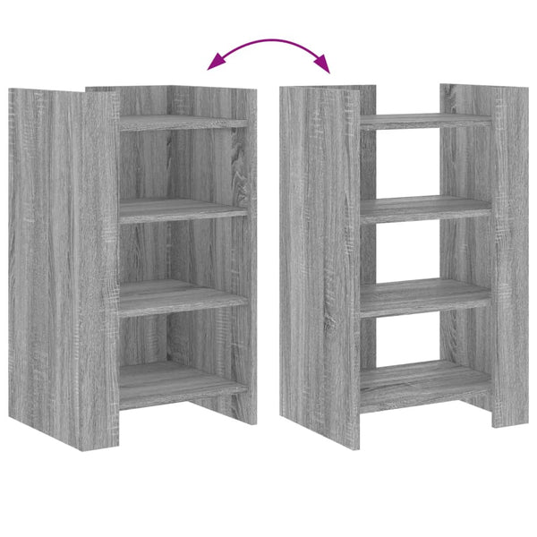 Harmaa senkki Jomeria 45x35x75cm (puinen)