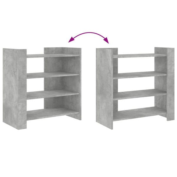 Betoninharmaa senkki Jomeria 73,5x35x75cm (puinen)