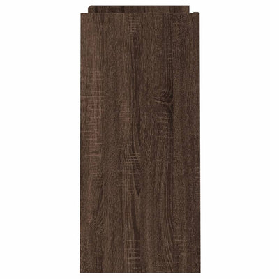 Senkki ruskea tammi 73,5x35x75 cm tekninen puu